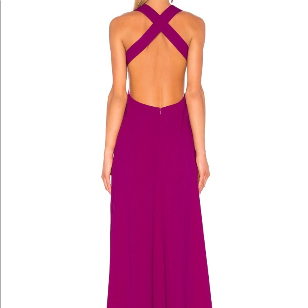 Fuschia floor length dress. Worn once.